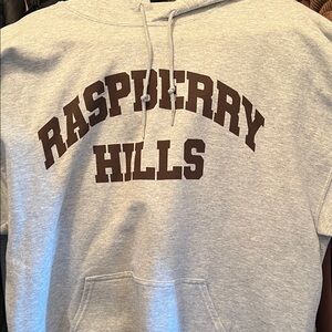 Raspberry Hills Grey Hoodie
